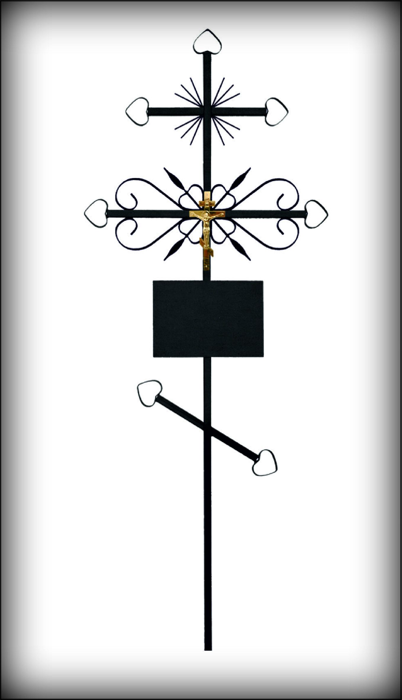 Крест металлический № 2